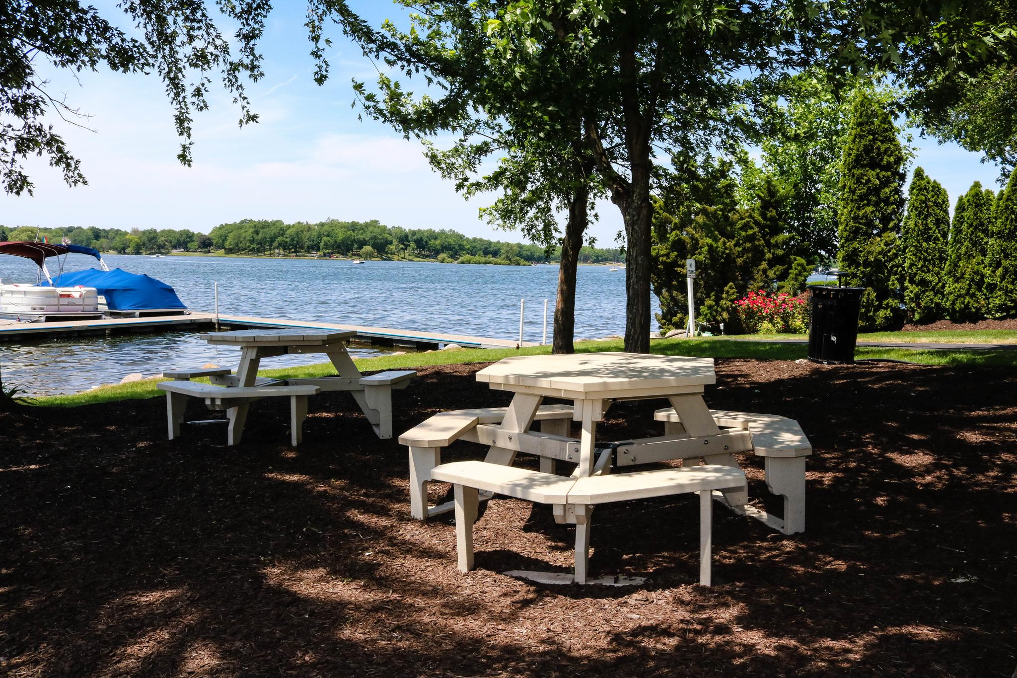 Picnic area in Lakeshore Pointe