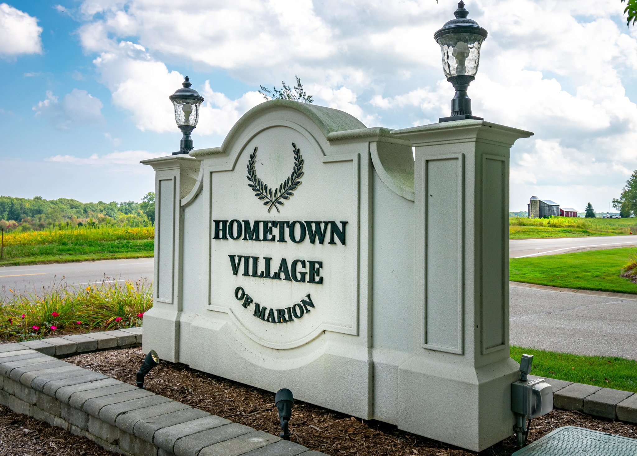 Entrance To Hometown Village